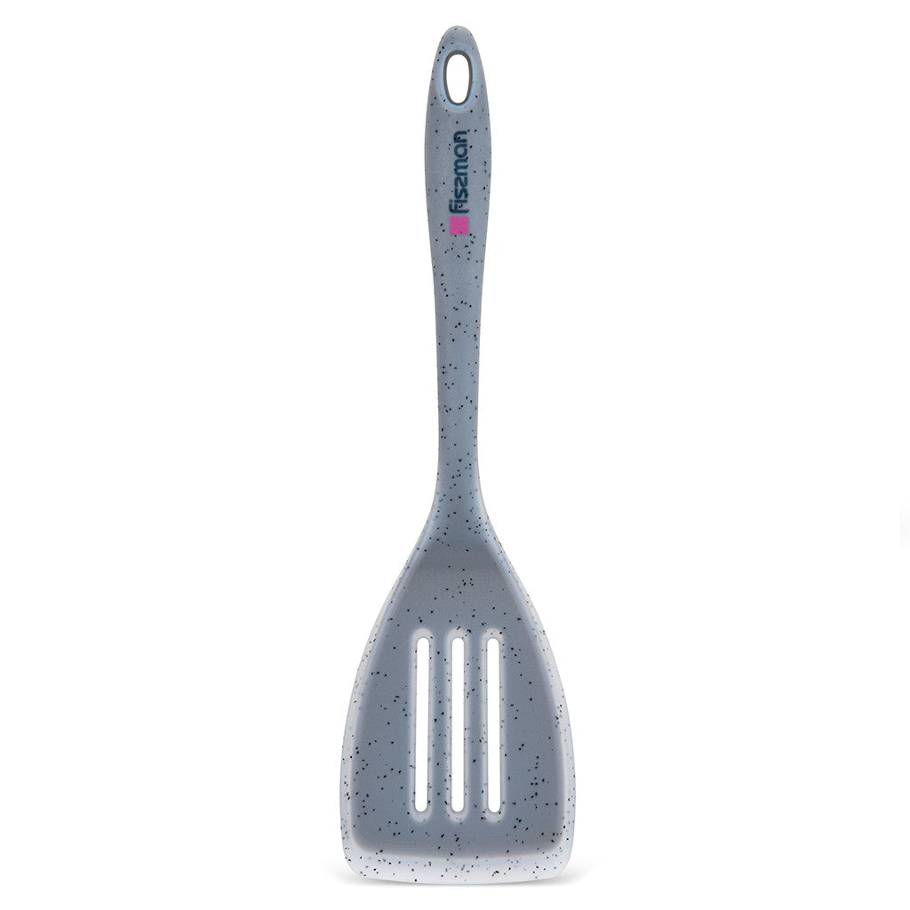 Silicone Slotted Turner Grey - 32cm - Green Shop Online