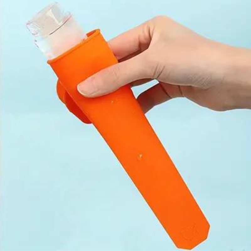 Push-up Ice Sticks Flexible Silicone Mould - Pack of 4 - Green Shop Online