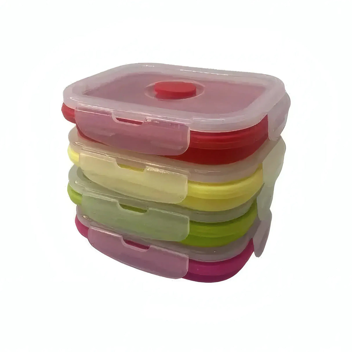 Pack & Stack Collapsible Food Containers – Small 350ml Rectangular