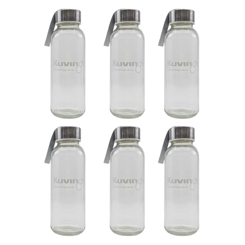 300ml Cafe Series – Glass Bottle - Pack of 6 - Green Shop Online