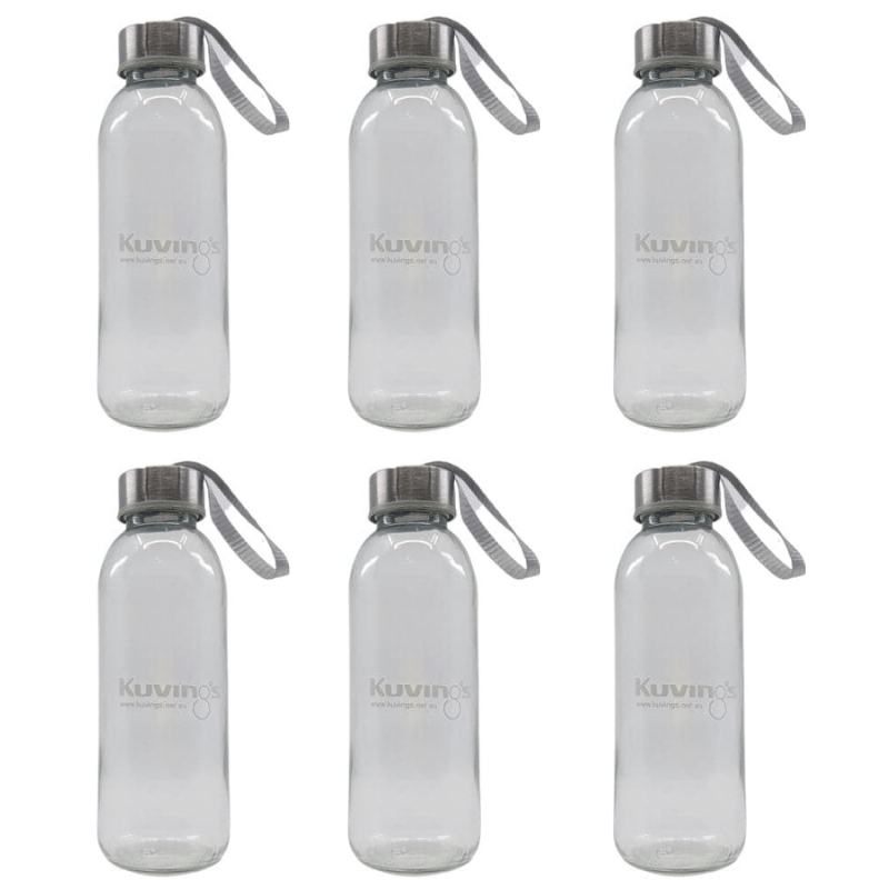 420ml Cafe Series – Glass Bottle - Pack of 6 - Green Shop Online