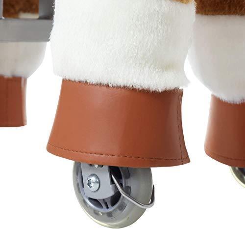 Brown Ride-On Horse Toy for Kids - Green Shop Online