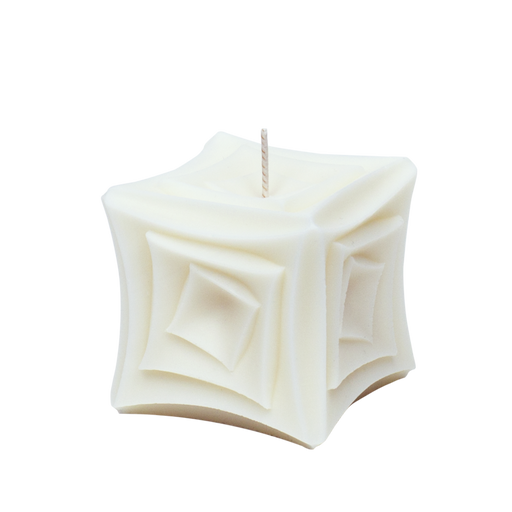 Handmade Sculptural Candle By WOOSM - Rose