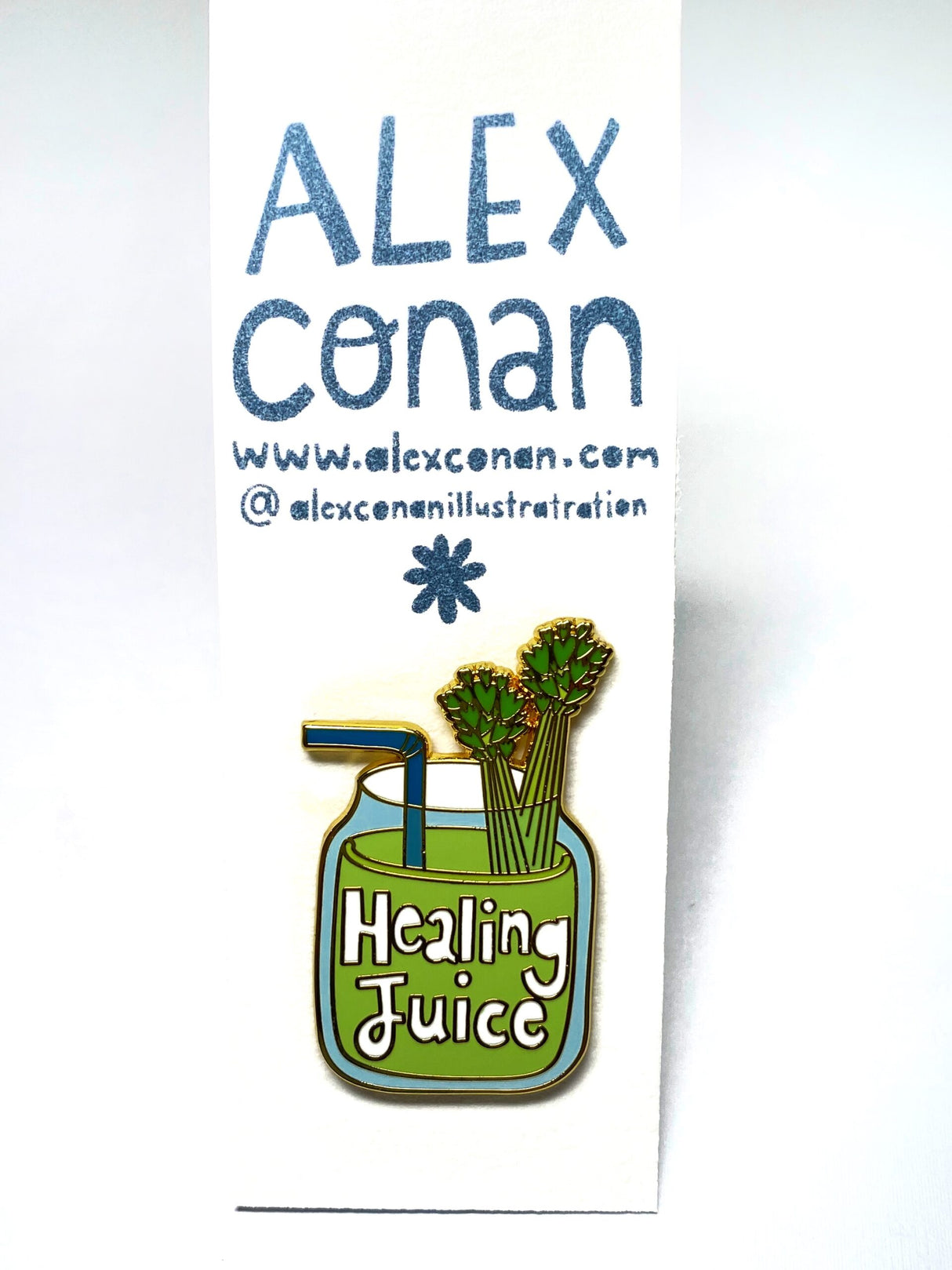 Happy Healing Collector’s Edition Enamel Pin - Green Shop Online