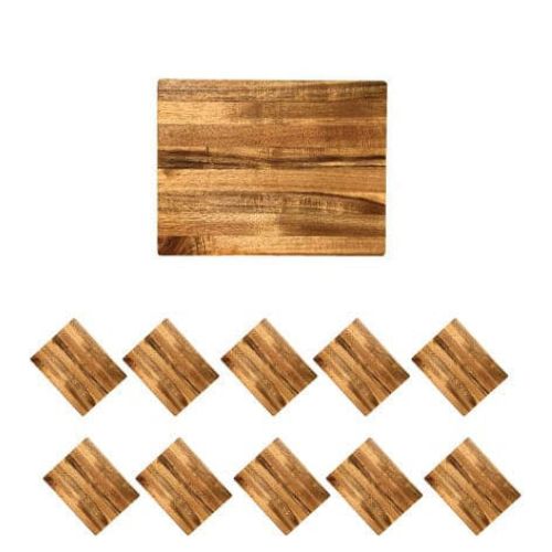 Acacia Wood Cheese Board Small - Pack of 10