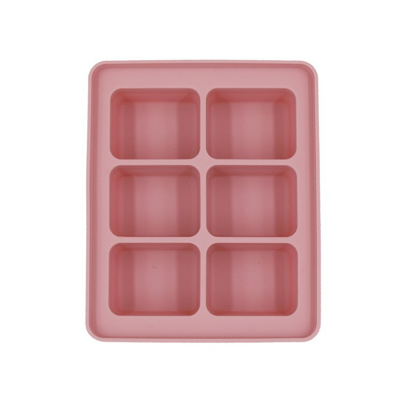 Baby Food-Prep & Serving Silicone Container - 6 Holes - Green Shop Online