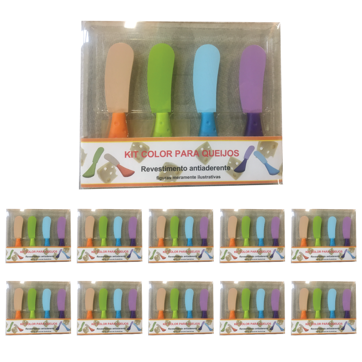 Antipasto knife set - 10 Pack - Green Shop Online