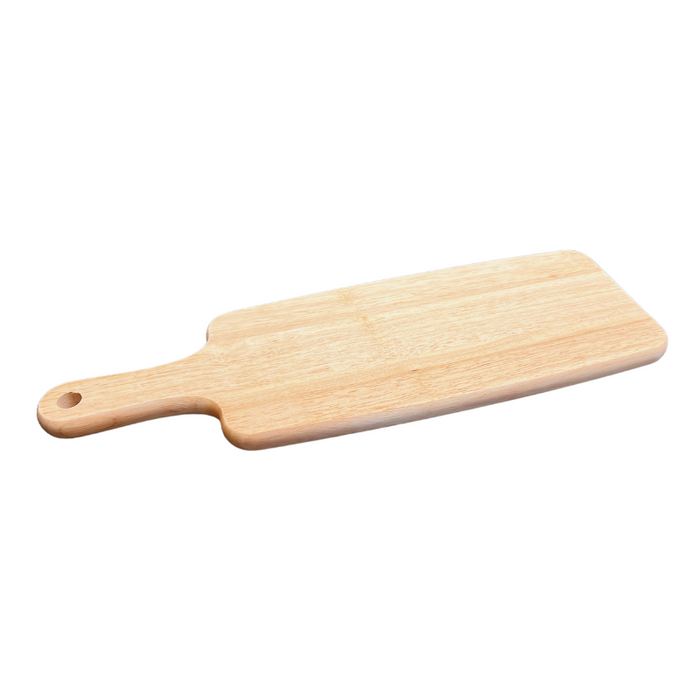 Rubber Wood Cutting Board with Handle