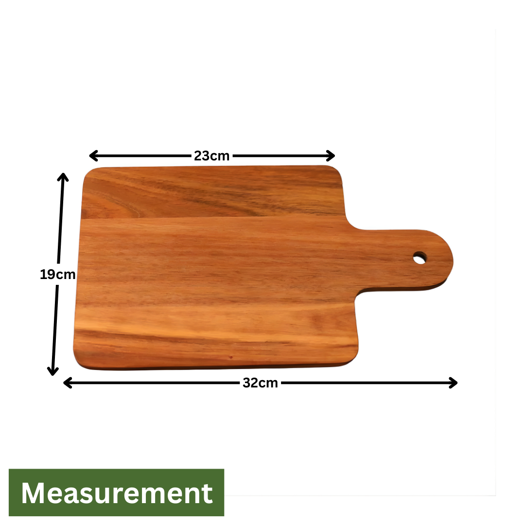Rectangular Acacia Wood Serving & Cutting Board - Medium, Carton-Pack