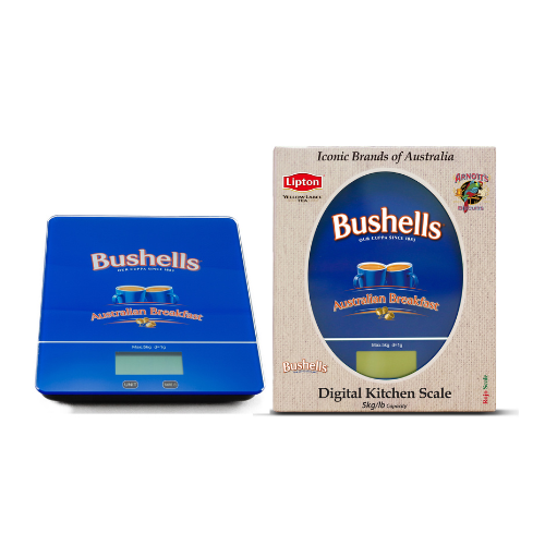 Bushells Digital Kitchen Scales 5kg Tempered Glass - Green Shop Online