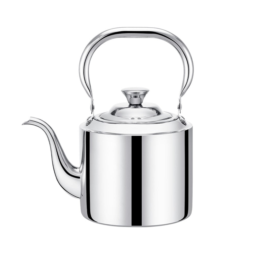 Tea Pot FONSO with steel strainer 1.5 LTR Stainless Steel - Green Shop Online