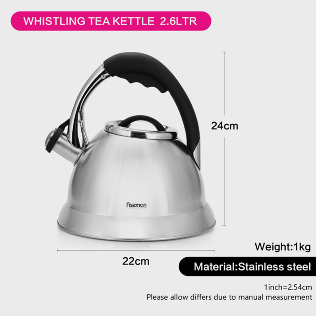 Whistling Tea Kettle Maggie Series Stainless Steel 2.6L - Green Shop Online