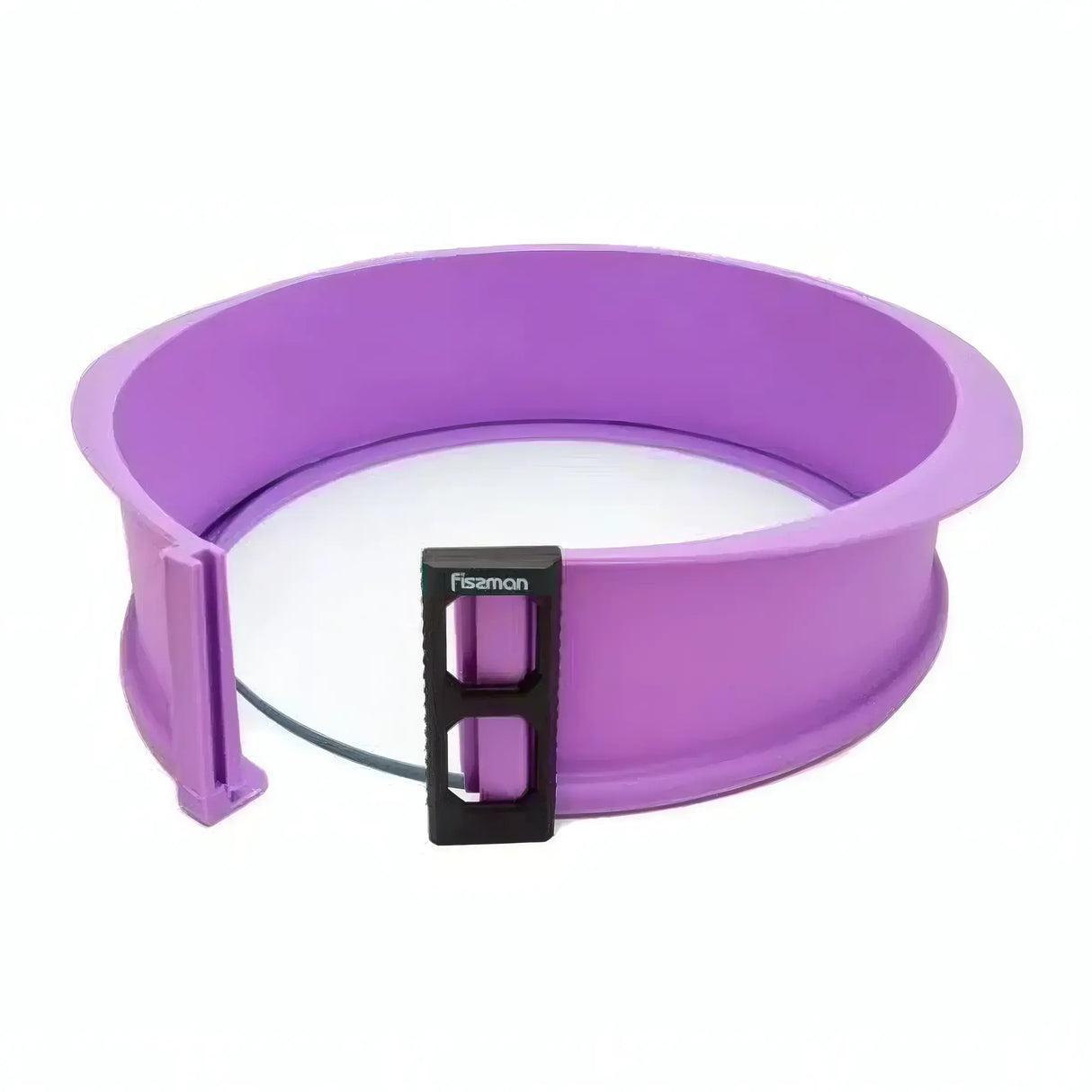 Separable Cake Pan 25 cm x 7.5cm Silicone With Bottom of Heat Resistant Glass