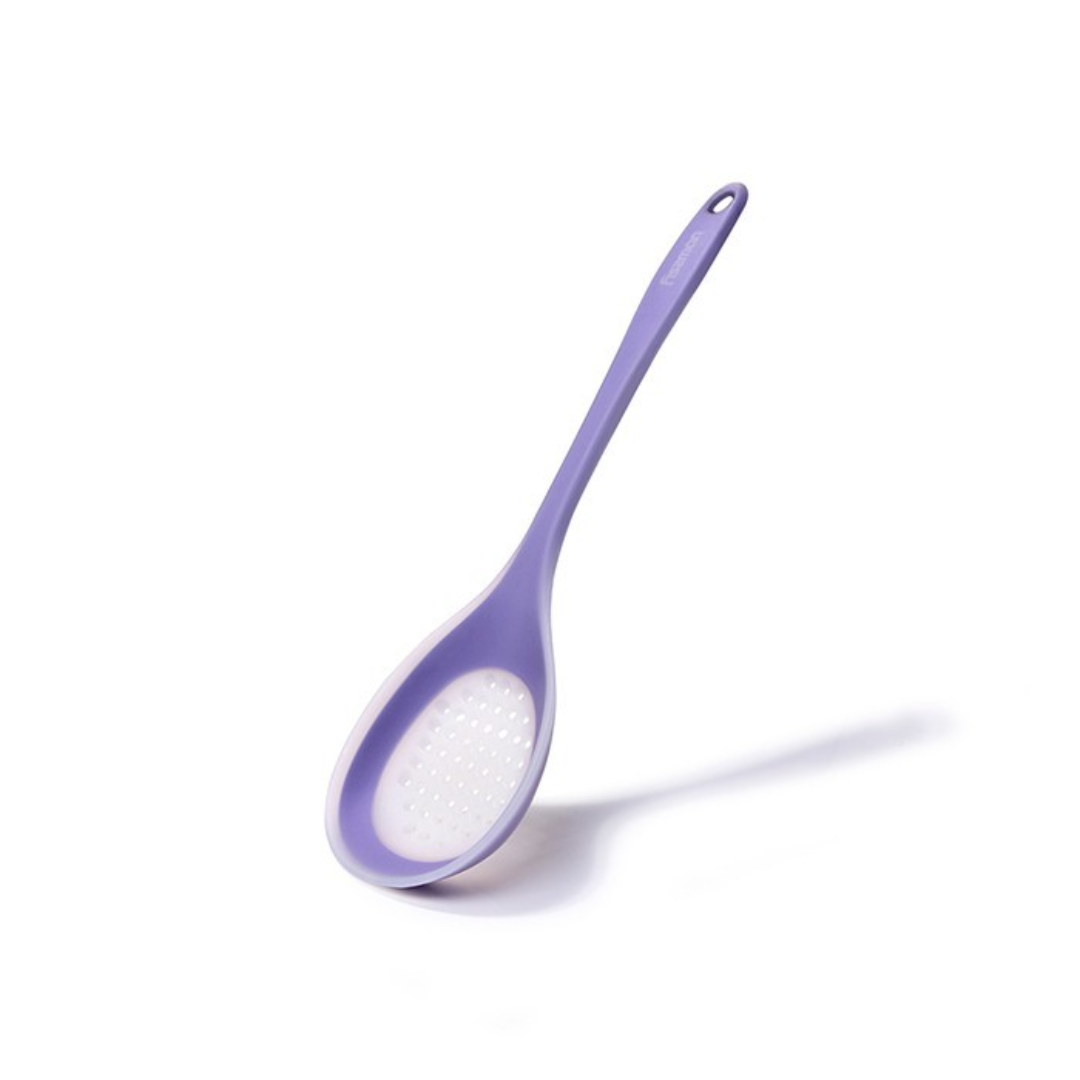 Silicone Slotted Spoon 34cm - Pack of 10 - Green Shop Online