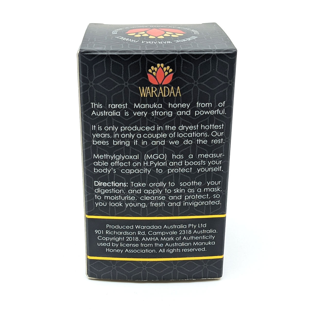 Waradaa Rare 33+ Australian Manuka Honey MGO 1800 160g - Green Shop Online