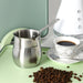 Induction-Friendly Stainless Steel Cezve – 680ml Turkish Coffee Maker 