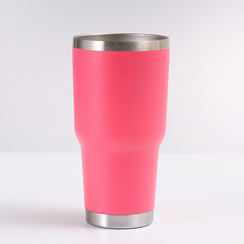 Double Wall Stainless Steel 880mL/30oz Tumbler with Lid - Green Shop Online