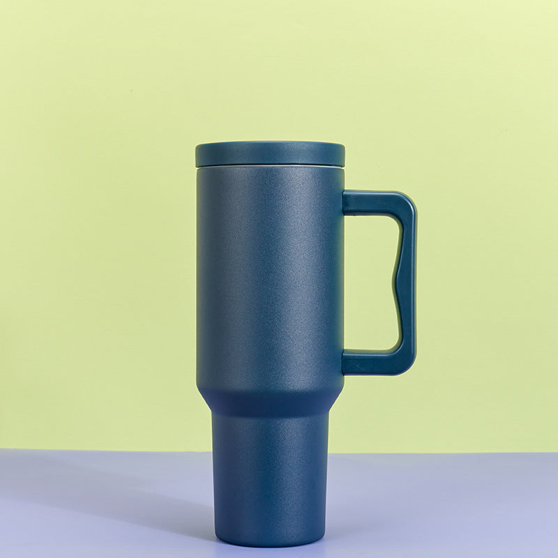 Double Wall Stainless Steel 1.18L/40oz Tumbler with Lid and Straw - Green Shop Online