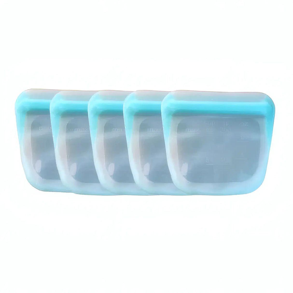 Silicone Food Storage Bag Reusable 5 Pack – 200ml