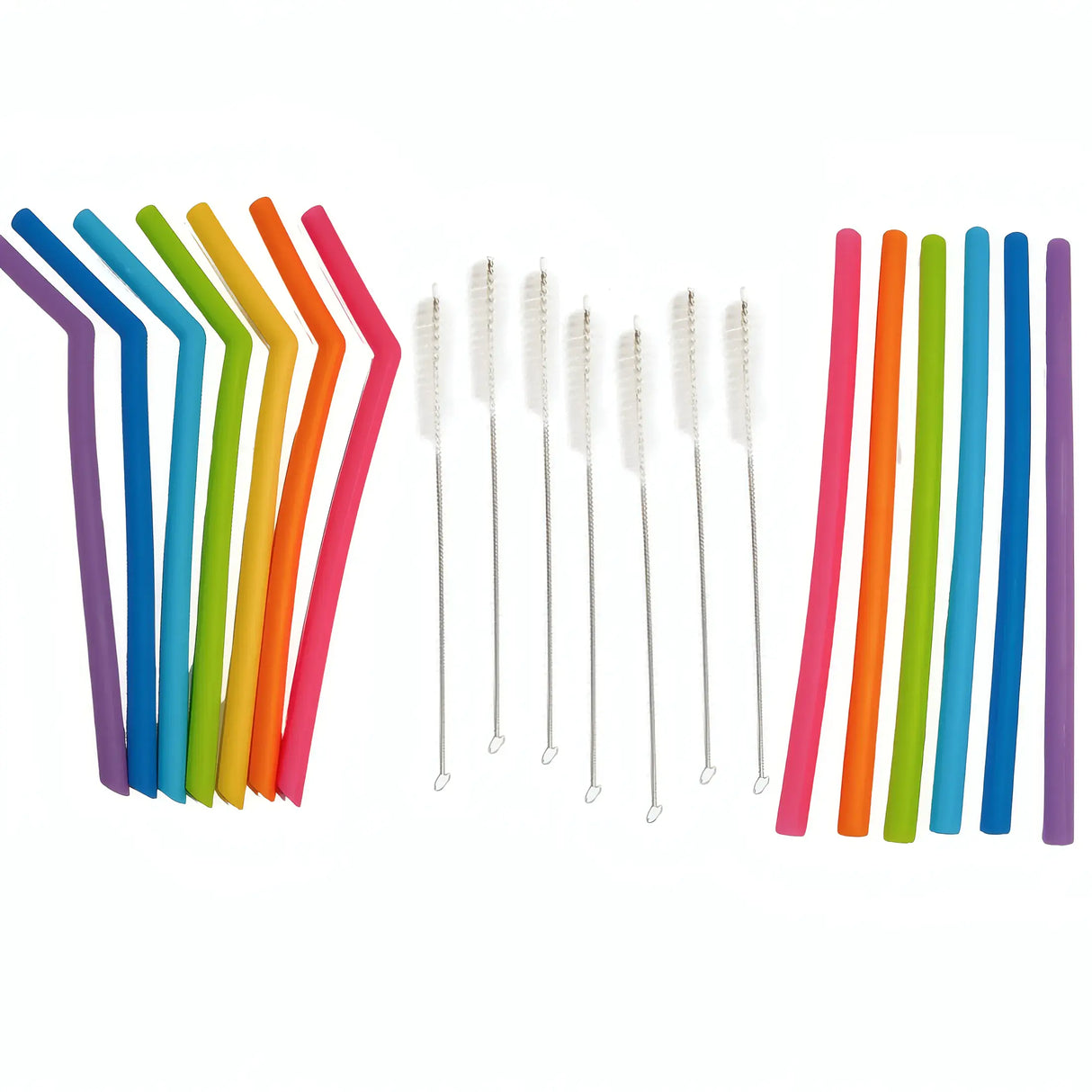 Silicone Jumbo Straw Super Pack