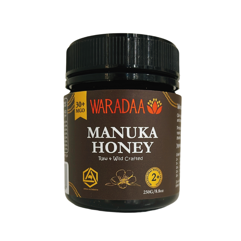 2+ Waradaa Australian Manuka Honey 30 MGO 250g - Green Shop Online