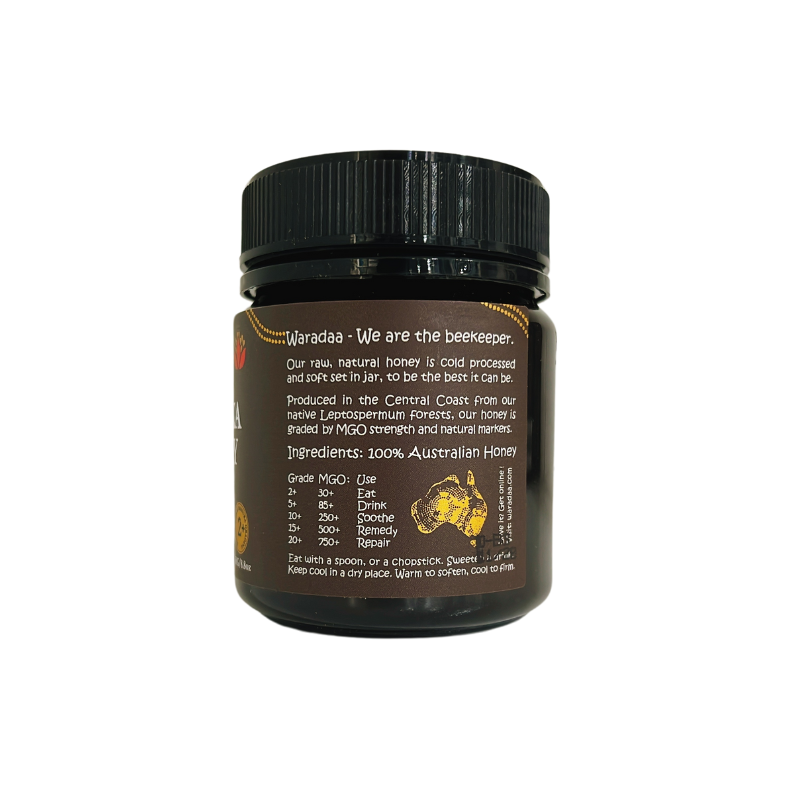 2+ Waradaa Australian Manuka Honey 30 MGO 250g - Green Shop Online
