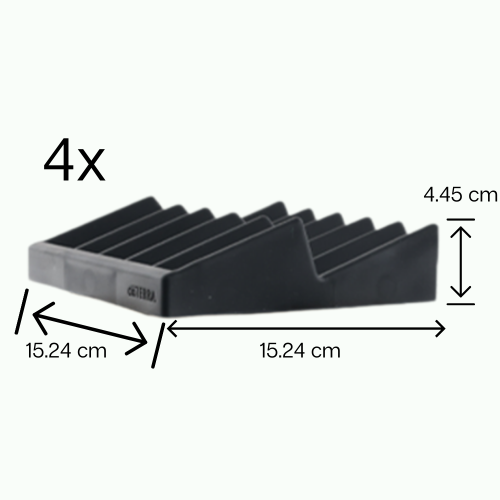 Silicone EO Drawer Organiser 4pk - Green Shop Online