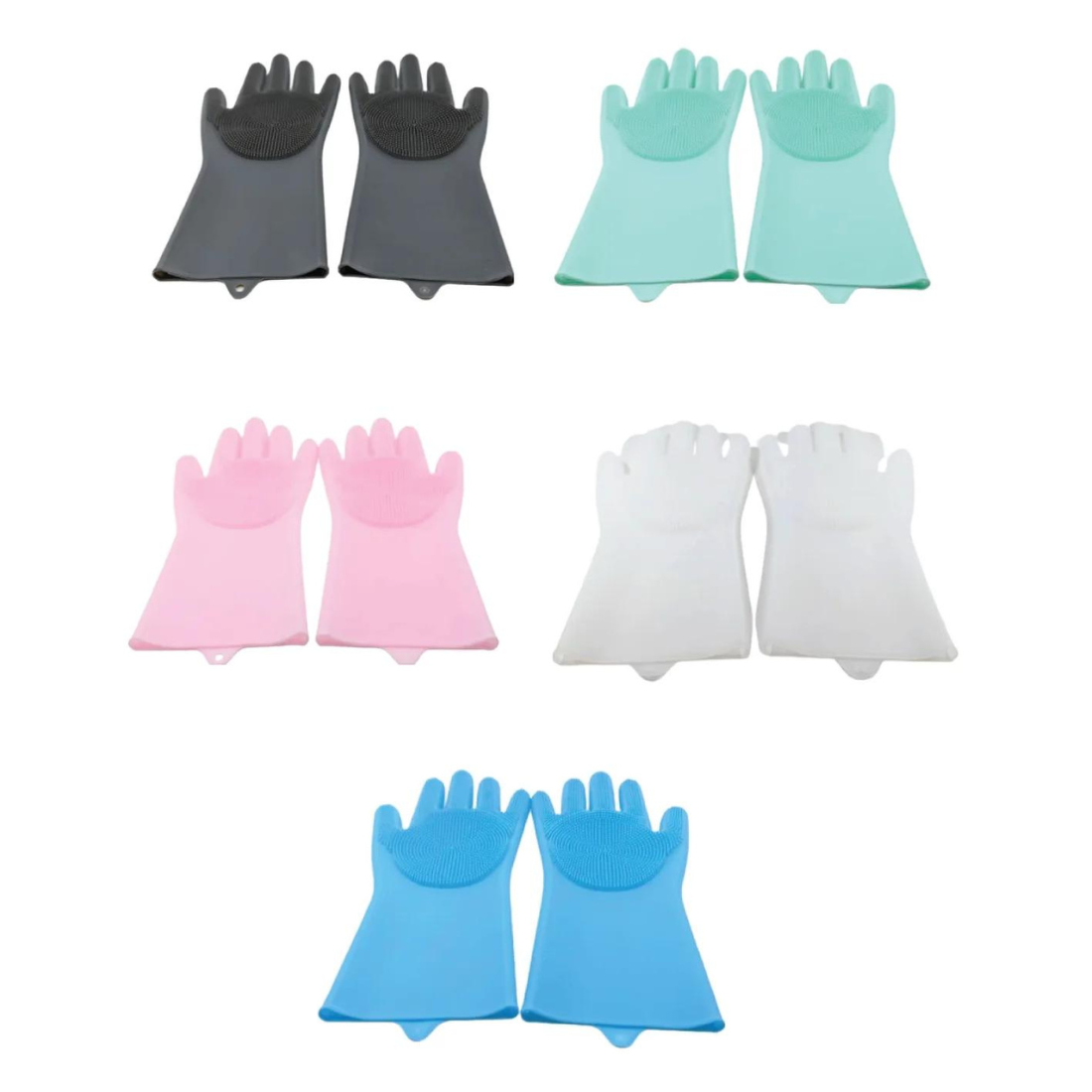 Silicone Wash Up Glove Set - Green Shop Online