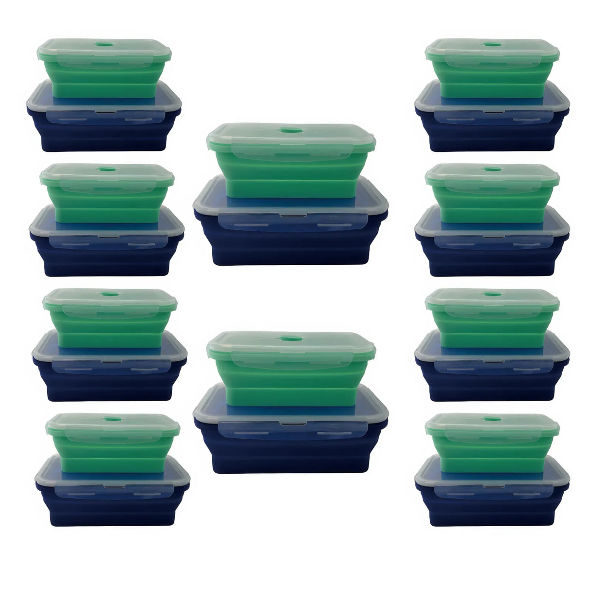 Pack & Stack Lunch Bento Set - 10 Pack Bundle