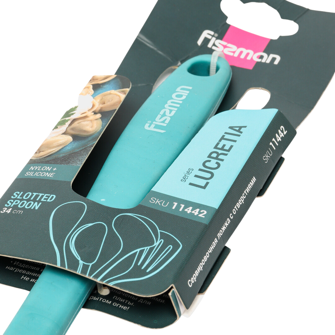 Slotted Spoon with Nylon And Silicone 34cm LUCRETIA - Green Shop Online