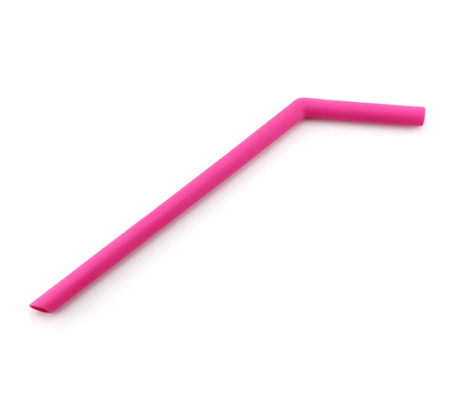 10mm Silicone Straw - Bent - Green Shop Online