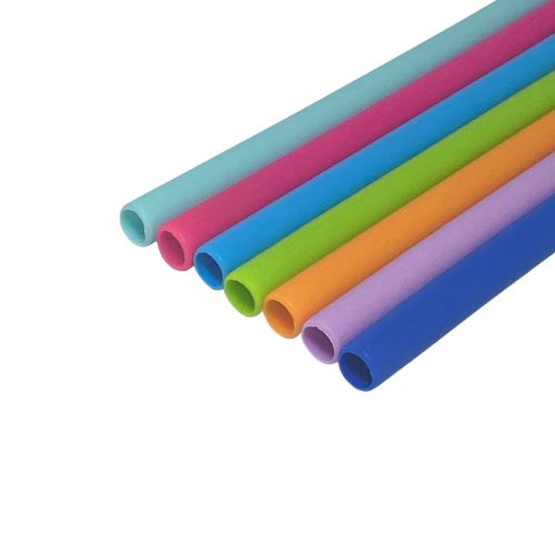 10mm Silicone Straws - Straight - Green Shop Online