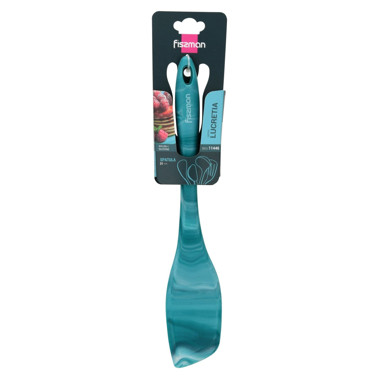 Spatula LUCRETIA 31cm silicone - Green Shop Online