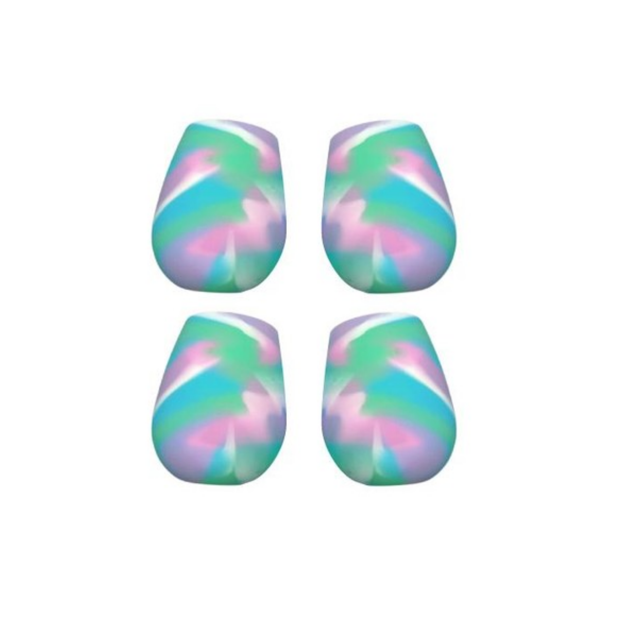 Reusable Silicone Smart Cups 4 pack - Green Blend - Green Shop Online