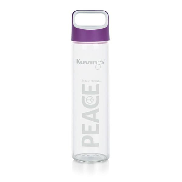 Peace Glass Sports Bottle 591ml – Green or Purple - Green Shop Online