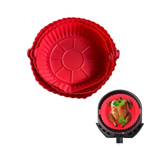 Air Fryer Silicone baking Tray 3 Sizes Pack - Green Shop Online