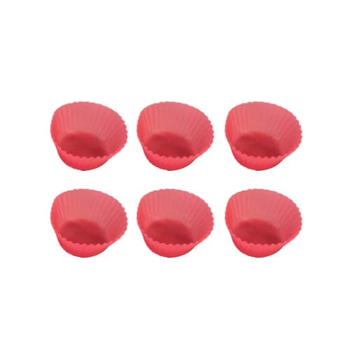 Flexible Silicone Cupcake Moulds – 6 Pack - Green Shop Online