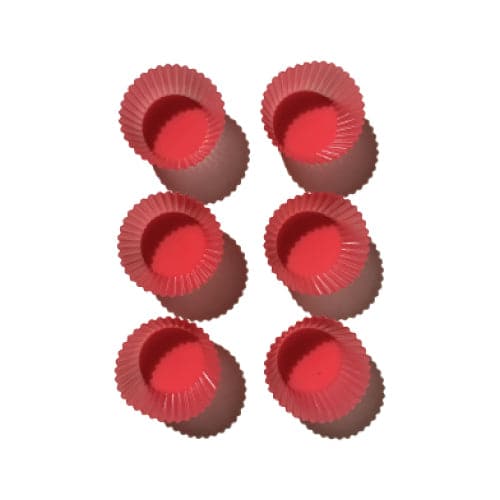 Flexible Silicone Cupcake Moulds – 6 Pack