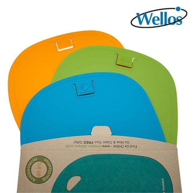 Wellos Anti-Bacterial Cutting Board Set