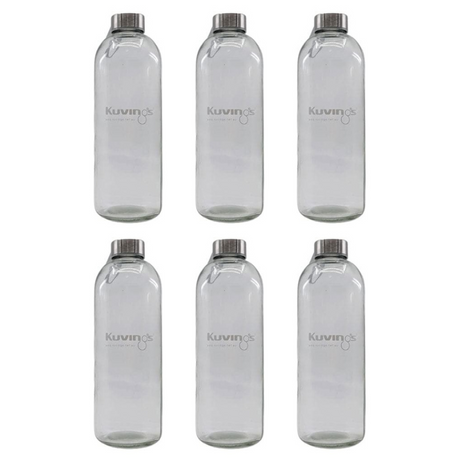 1 Litre Cafe Series – Glass - Pack of 6 - Green Shop Online