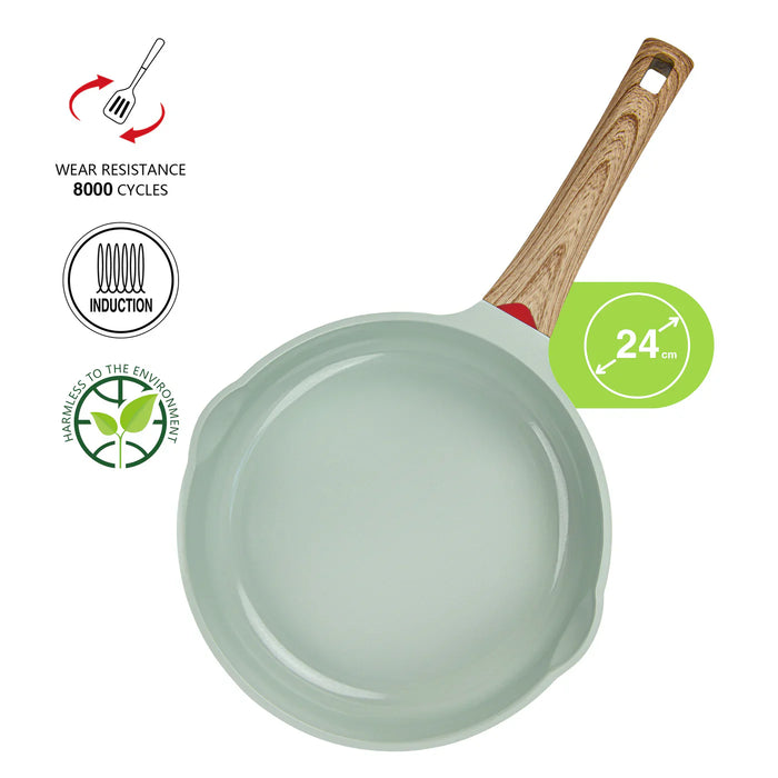 Frying Pan 24x5cm with Induction Bottom (Aluminium with Non-stick Coating) - CAMEO Series