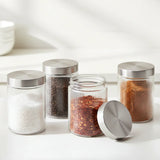 Set of 4 Storage Jars 1300ml (Glass)