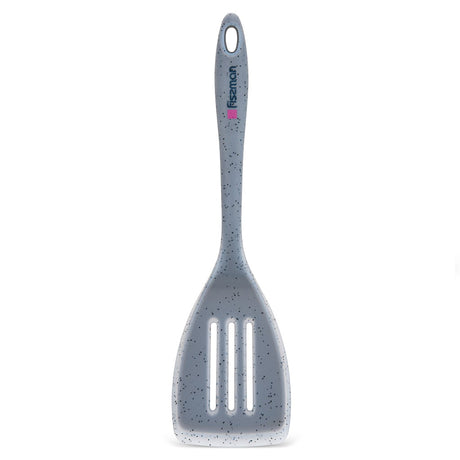 Silicone Slotted Turner Grey - 32cm - Green Shop Online