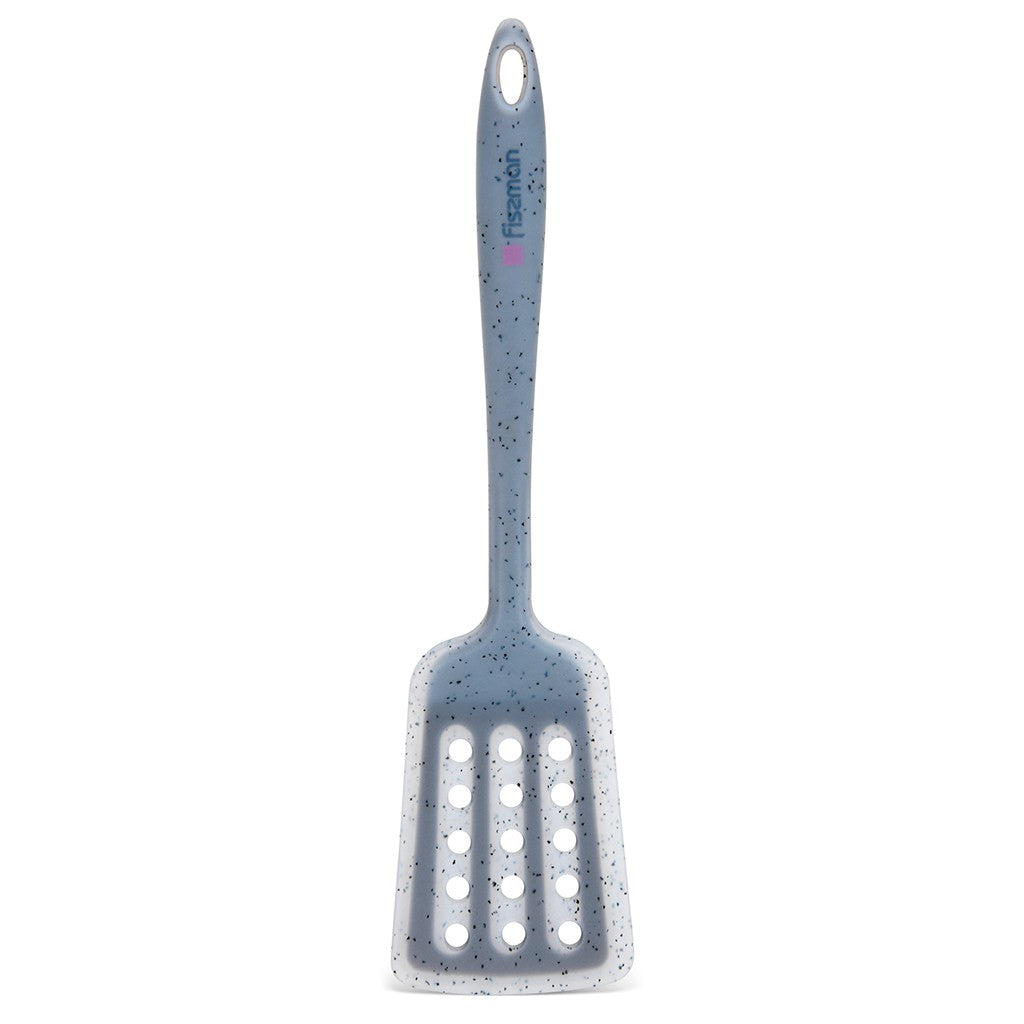 Silicone Slotted Turner Grey - 33.5cm - Green Shop Online