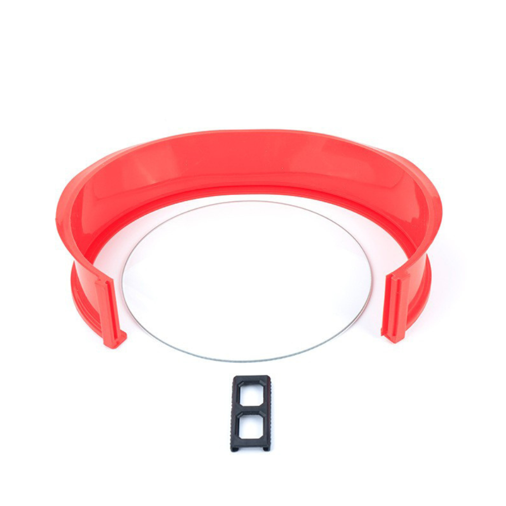 Silicone Cake Pan with Glass Base 9.5 inch 24.5cm x 7cm - Green Shop Online