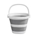 Collapsible bucket and basket bundle used for camping and outdoor cleaning Australia