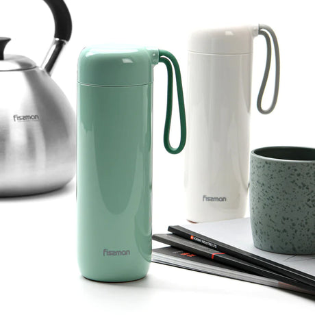 Thermal Infuser Flask Vacuum Stainless Steel Bottle 400ml Never Spill Over - Green Shop Online