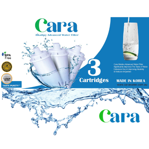 Cara Water Filter Alkaline Advanced - 3 Filters - Green Shop Online