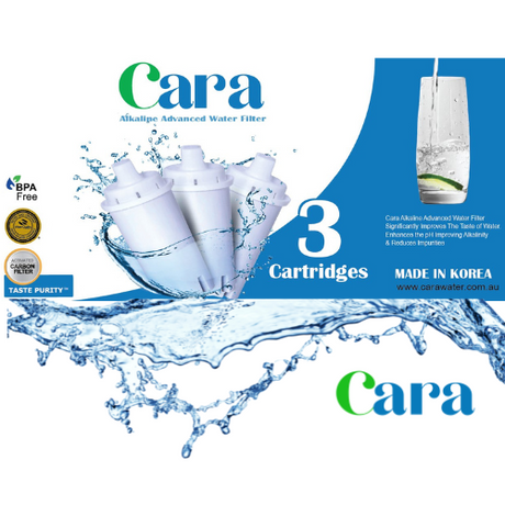 Cara Water Filter Alkaline Advanced - 3 Filters - Green Shop Online
