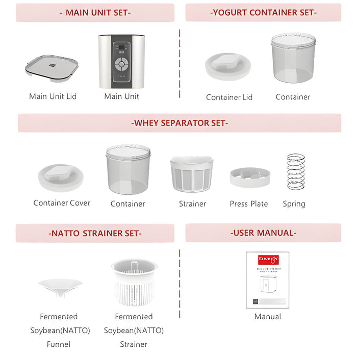 New Kuvings Smart Yogurt Maker with 4 Hour Rapid Yogurt Mode
